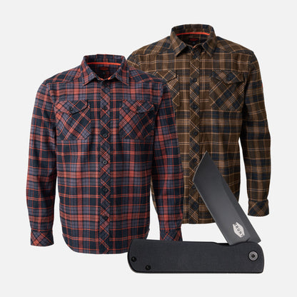 The Clark Heavyweight Flannel Shirt Pack